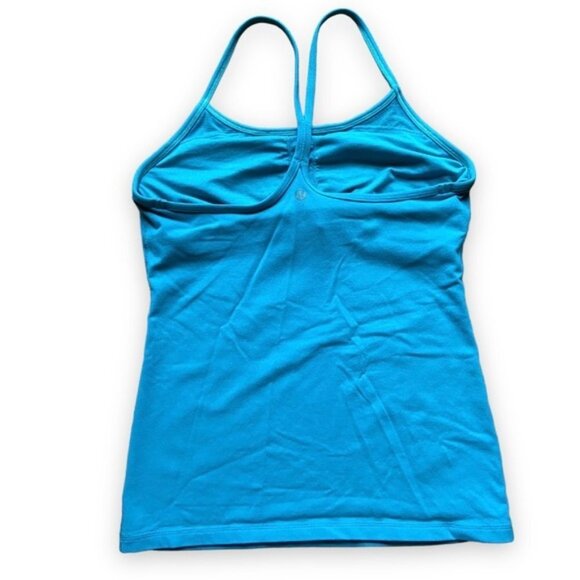 Lululemon Power Y Tank *Luon Light Beaming Blue size 8 - Picture 6 of 7
